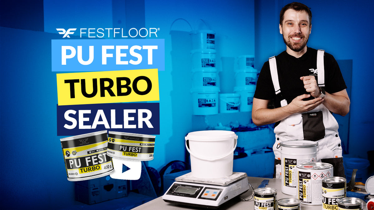 PU FEST TURBO – sealer for microcement. How to apply floor sealer?