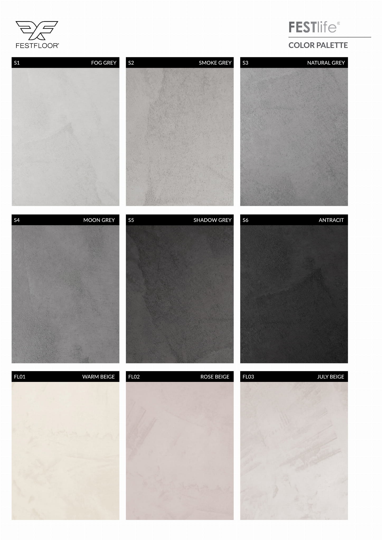 Kit pour sol en béton ciré avec vernis super dur - 10 M²