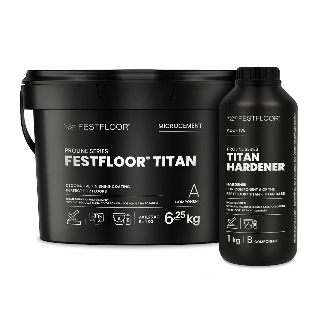 Microcement kit for floors FESTFLOOR TITAN - 10m²