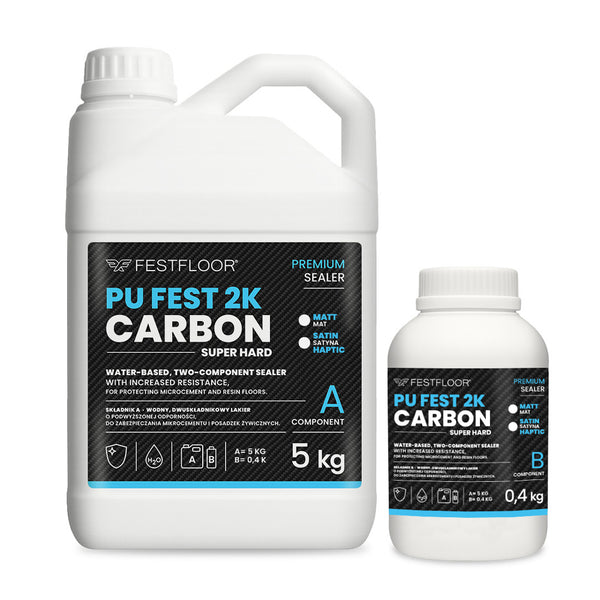 PU FEST 2K CARBON 5,4 kg vernis durcisseur